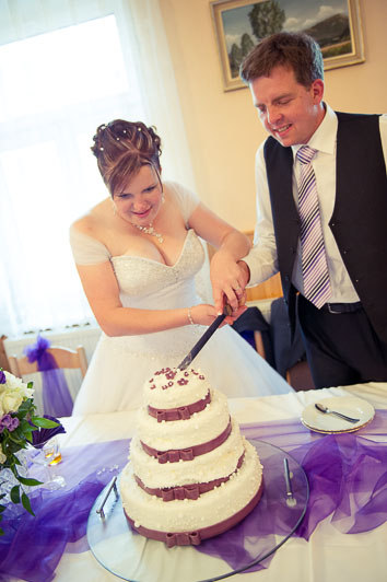 krájení svatebního dortu Vlašim